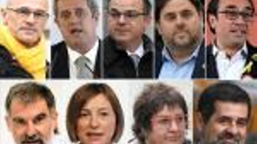 Els acusats del Judici del Procés