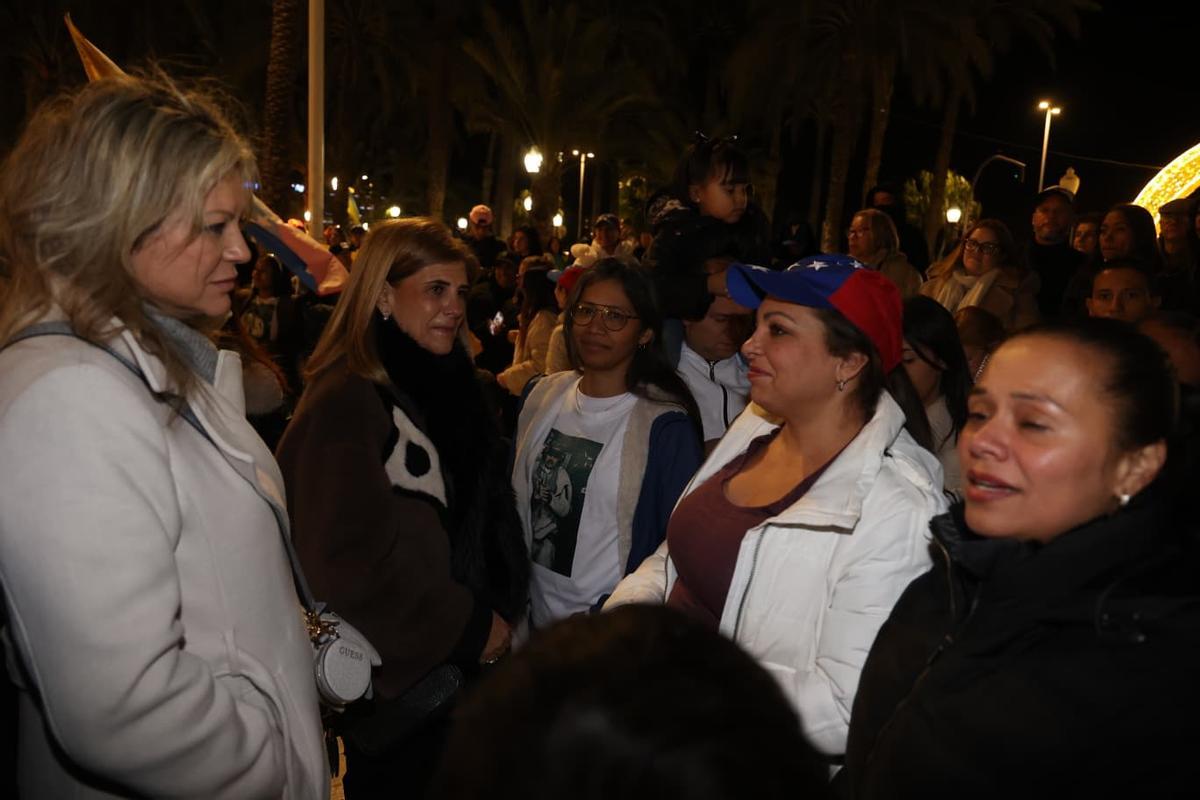 Así se ha vivido la manifestación de venezolanos en Alicante