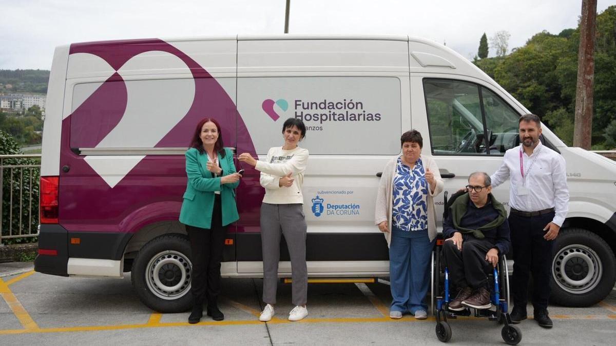 Vehículo cedido por la Diputación a la Fundación Hospitalarias de Betanzos