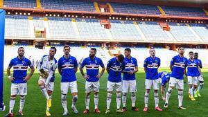 jdomenech52686624 genoa  italy   08 03 2020   sampdoria players line up before200308211923