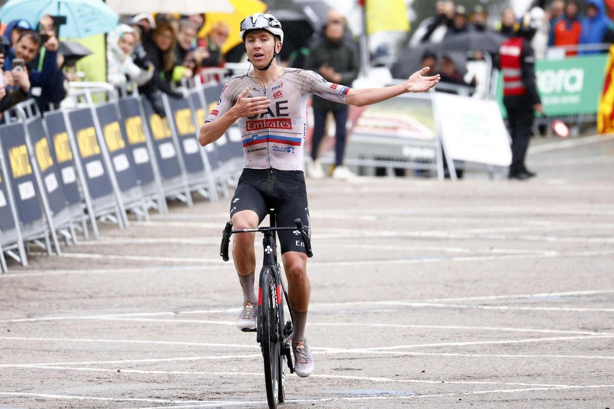 Pogacar s'imposa en solitari la segona etapa de la Volta Ciclista a Catalunya Pogacar s'imposa en solitari la segona etapa de la Volta Ciclista a Catalunya