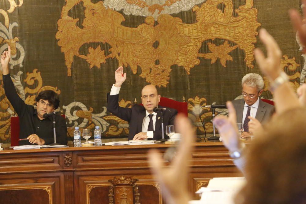 Pleno en el Ayuntamiento de Alicante