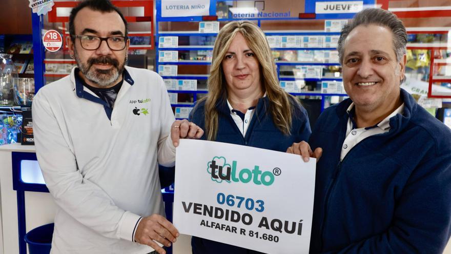 La suerte también sabe de heridas: el Niño deja 800.000 euros en Alfafar, una de las zonas cero de la dana