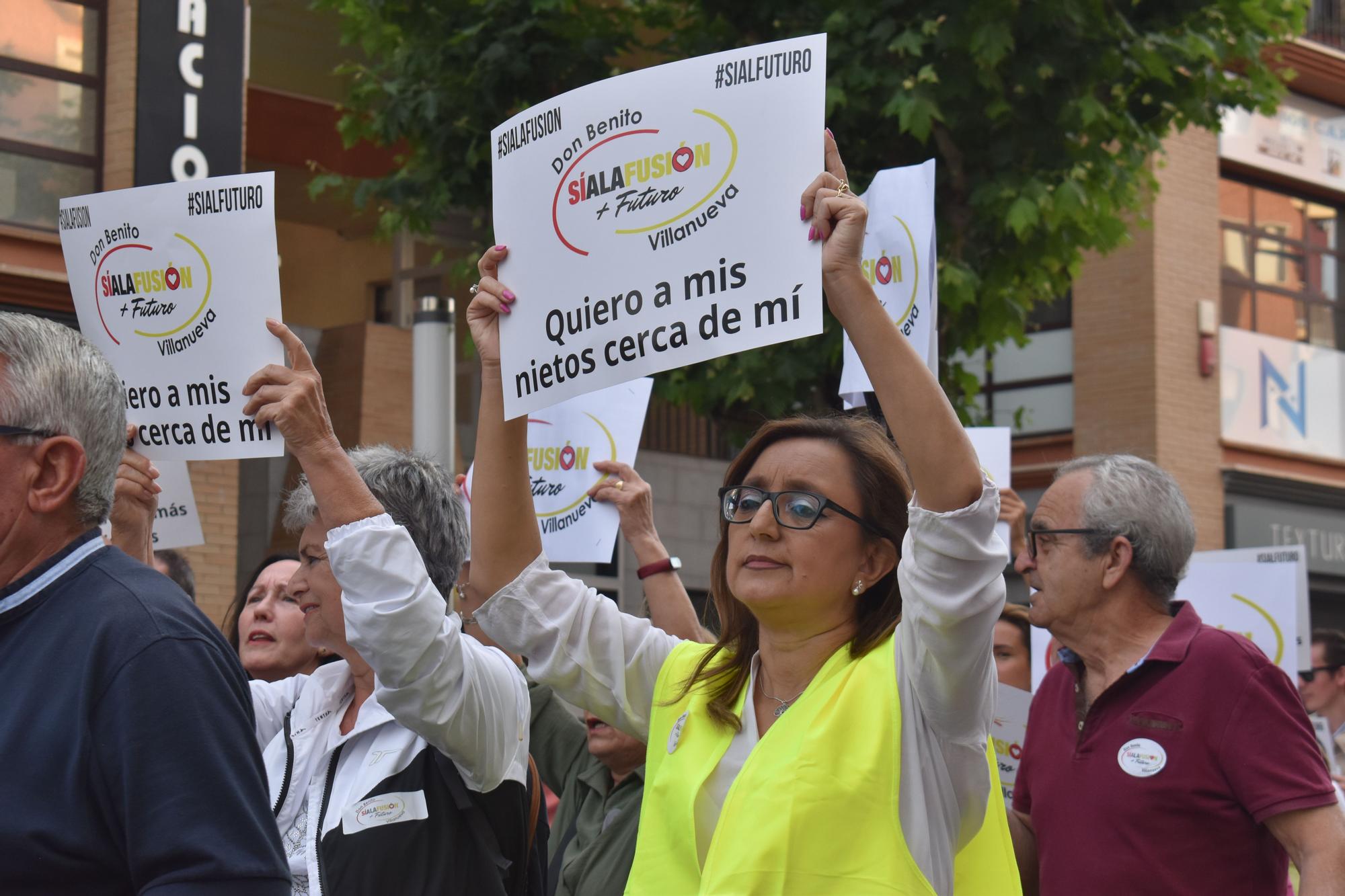 Manifestación en Don Benito por la fusión con Villanueva