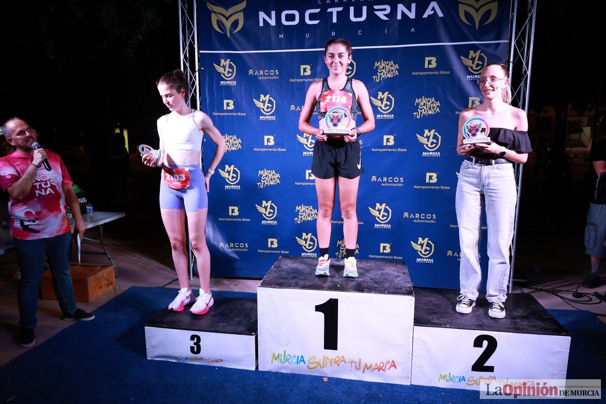 Las mejores imágenes de la carrera nocturna de Murcia