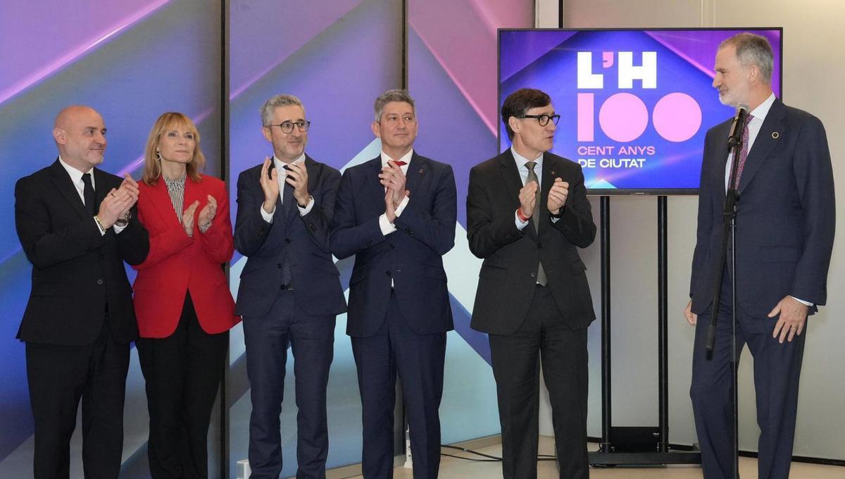 El Rei defensa l’Hospitalet: "Teniu un potencial extraordinari"