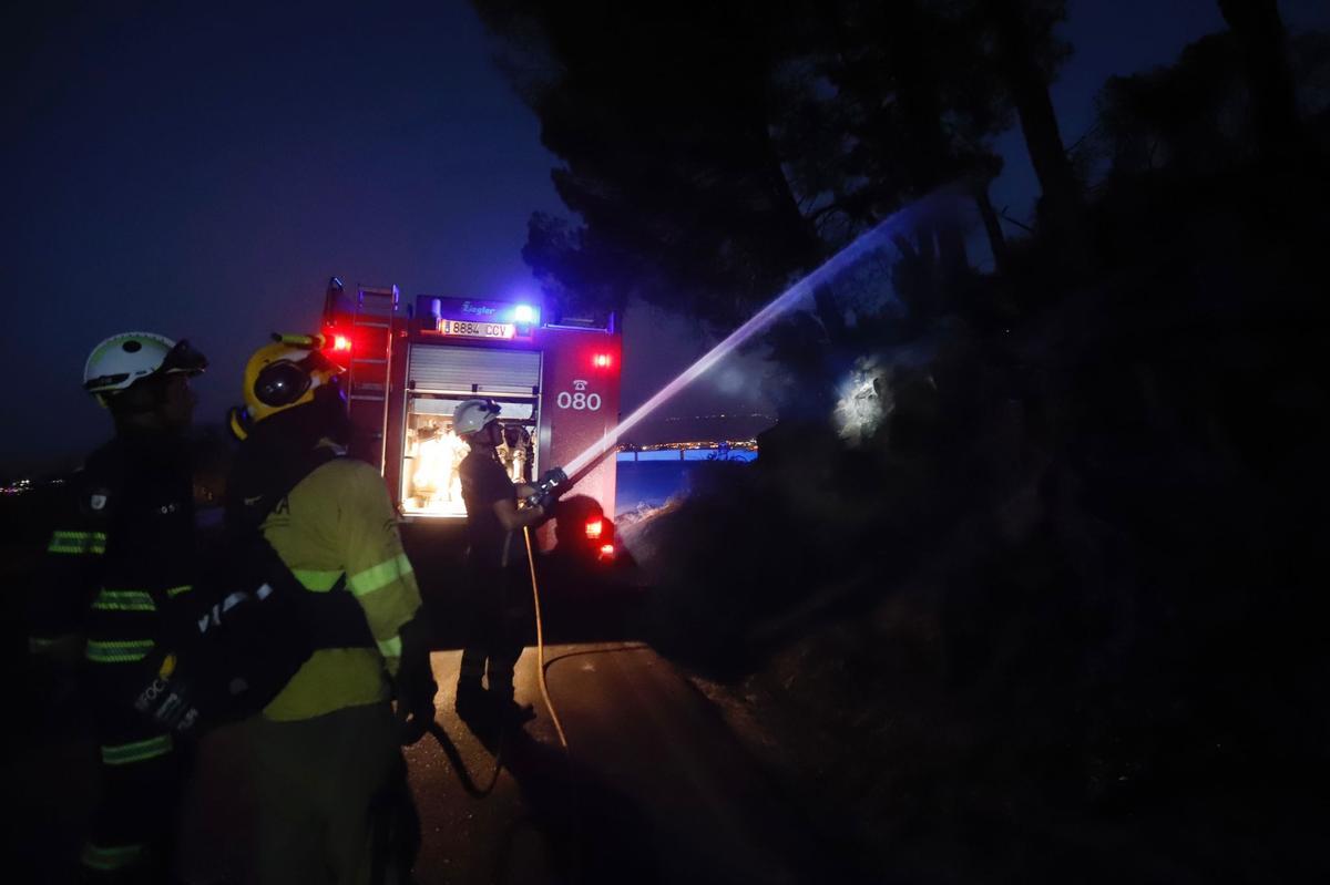 Así ha quedado la "zona cero" del incendio forestal en la sierra de Córdoba