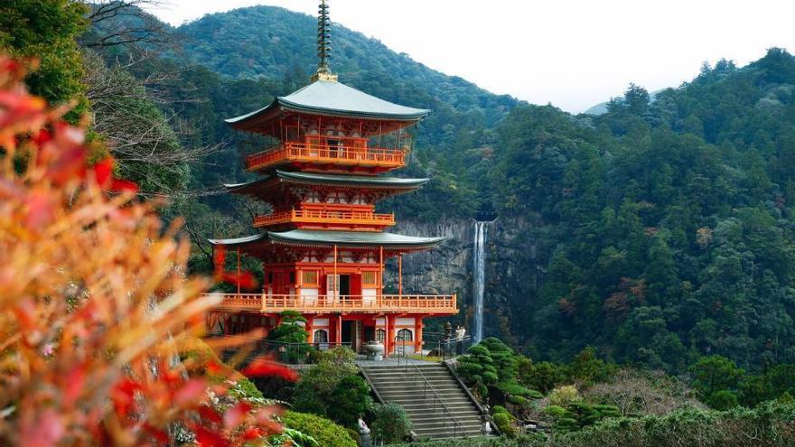 Uno de los templos situados en el itinerario del Kan-Non, en Japón