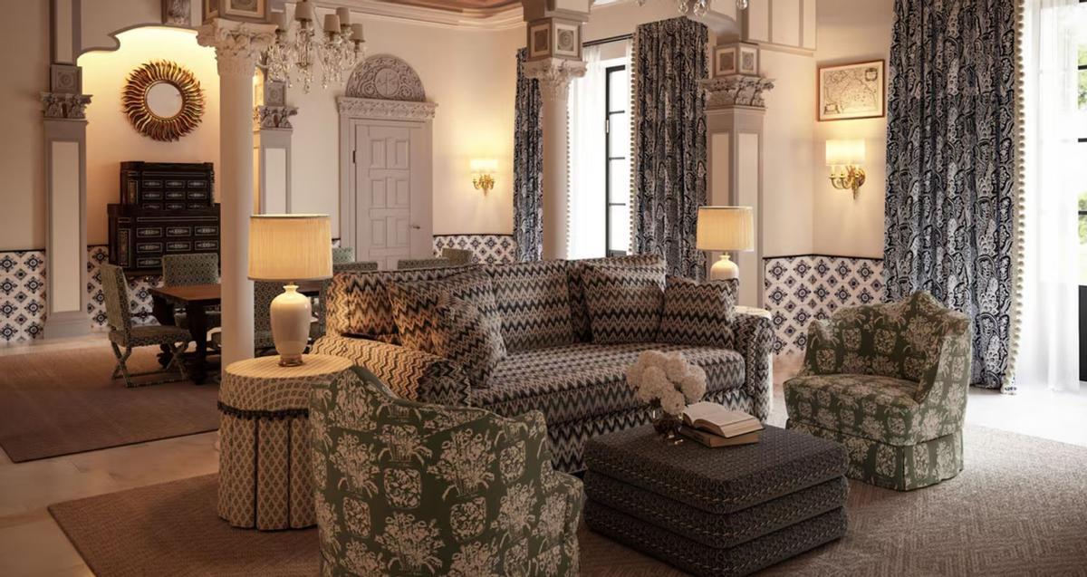 Suite Alfonso XIII, en la que podría estar alojada Rosalía durante su estancia en Sevilla