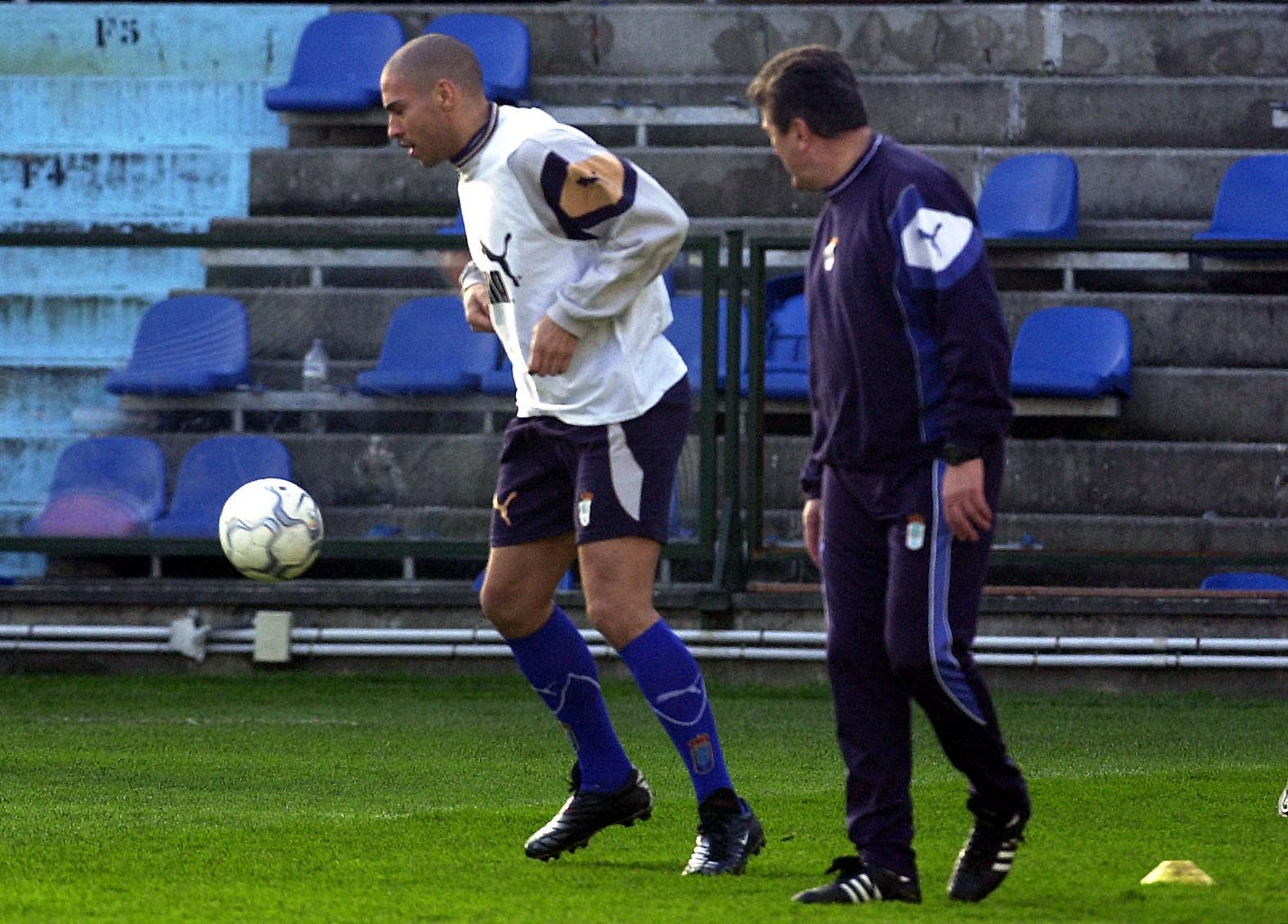 El paso de Collymore por el Oviedo, en imágenes