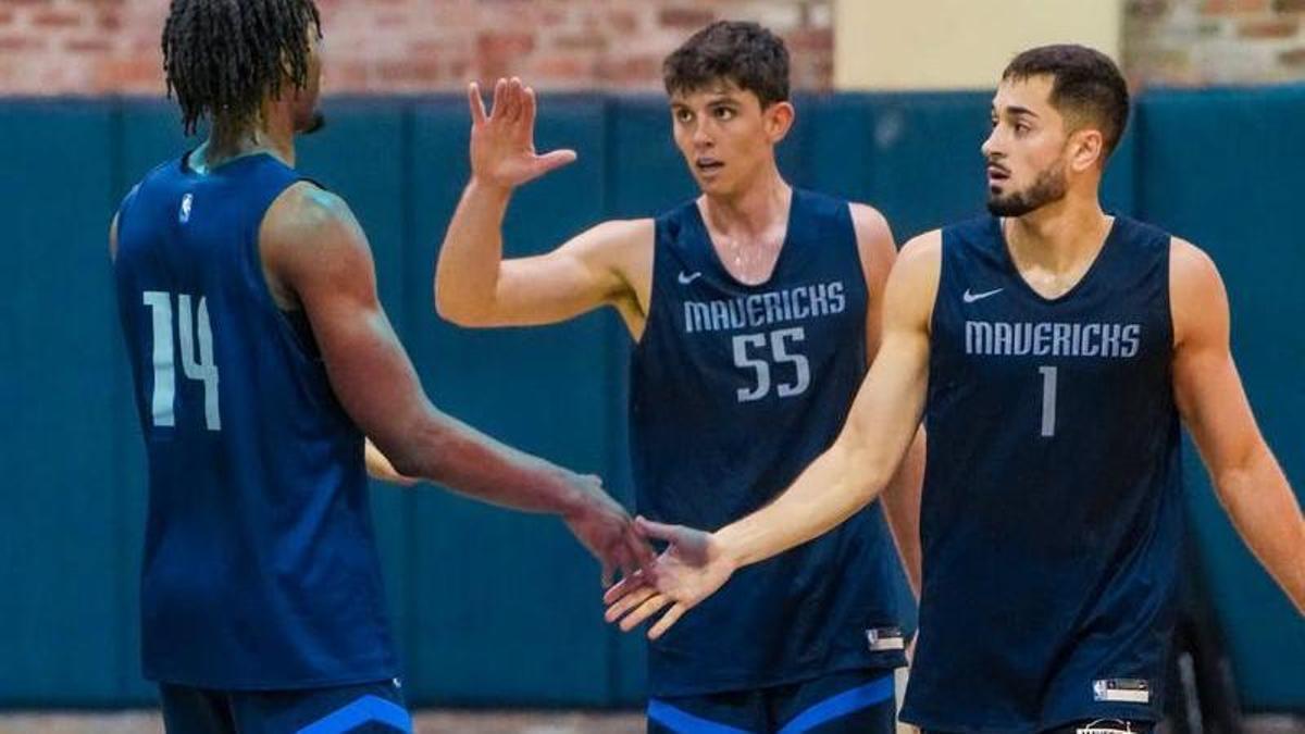 Sergio de Larrea ya entrena con los Dallas Mavericks