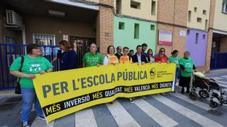 L'escola pública es manifesta a Castelló contra la paralització de l'Edificant