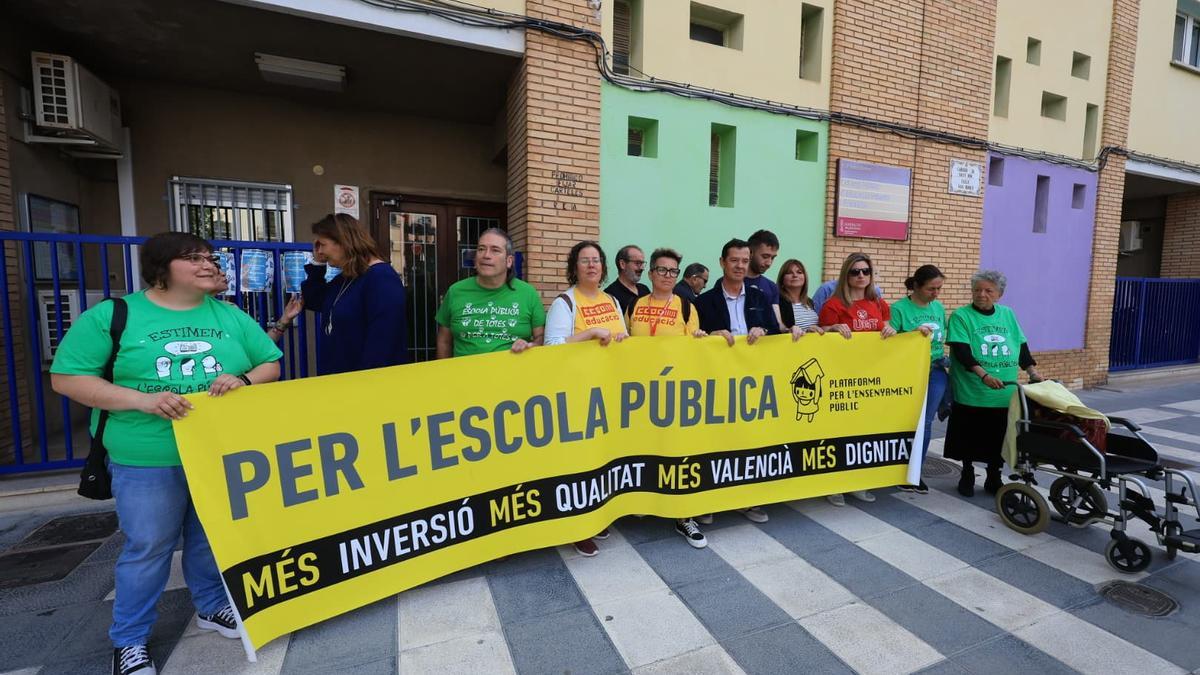 Manifestació per l'escola pública