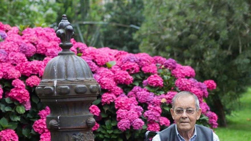 Ángel Cuervo, en Pravia.