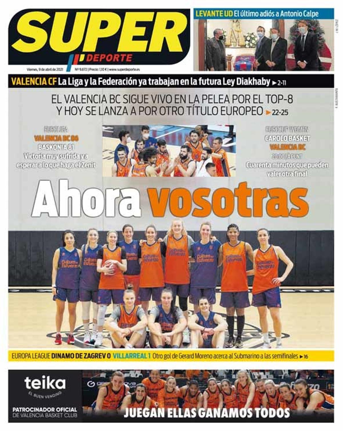 La portada de SUPER del viernes