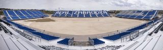 Las entrañas del nuevo hogar del Real Zaragoza: la 'mini Romareda', a punto