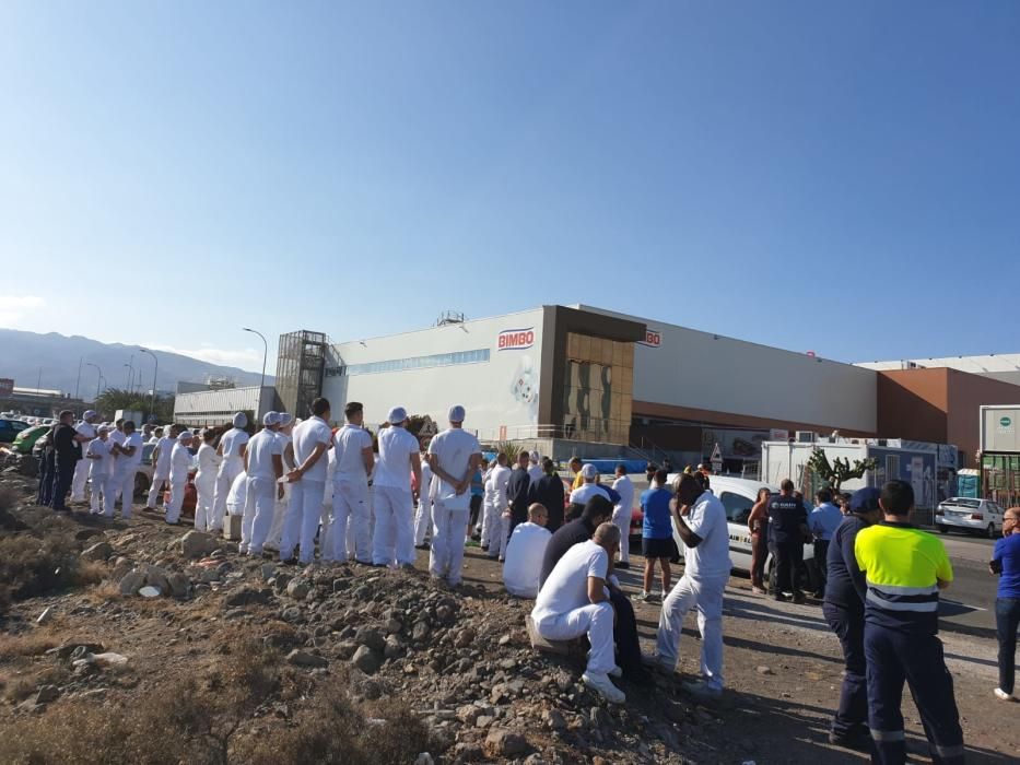 Incendio en una nave del Polígono Industrial de Ar