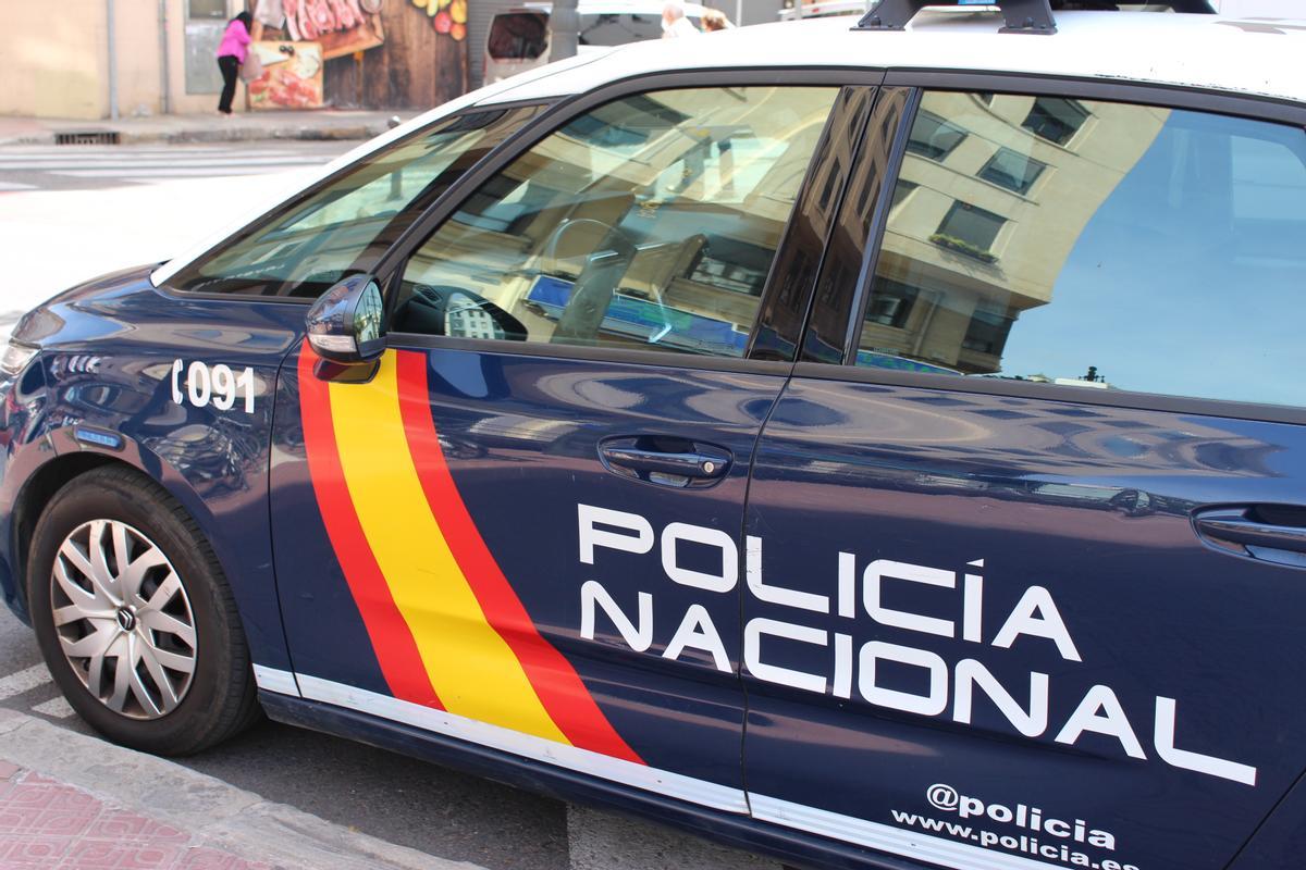 Un vehículo de la Policía Nacional.
