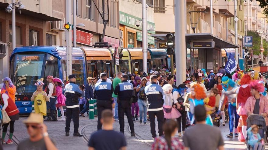 El tranvía de Tenerife operará con servicios mínimos del 90% y 75% durante el Carnaval