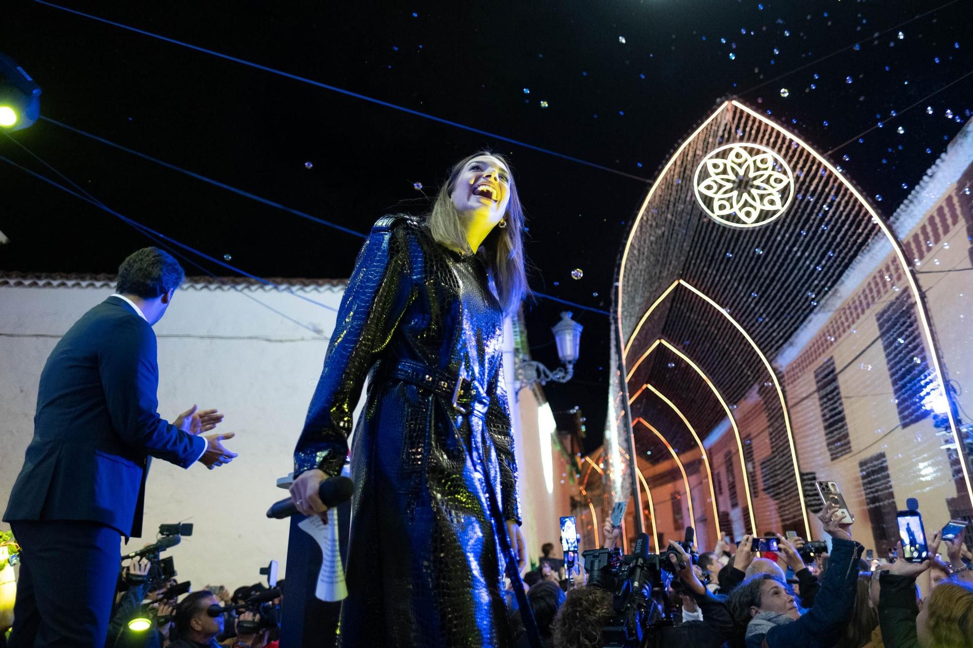 El encendido de las luces de Navidad de La Laguna, en imágenes