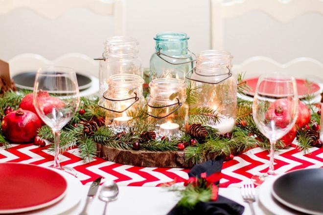 Mesa de Navidad de Houzz