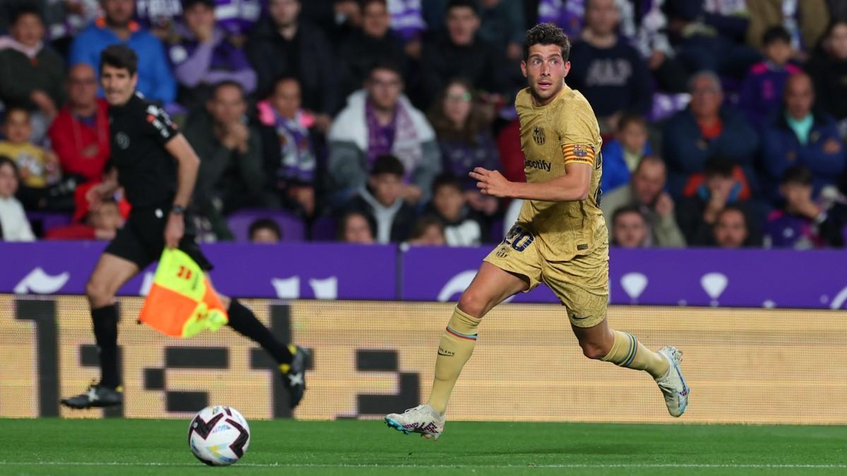 Sergi Roberto, capitán ante el Valladolid