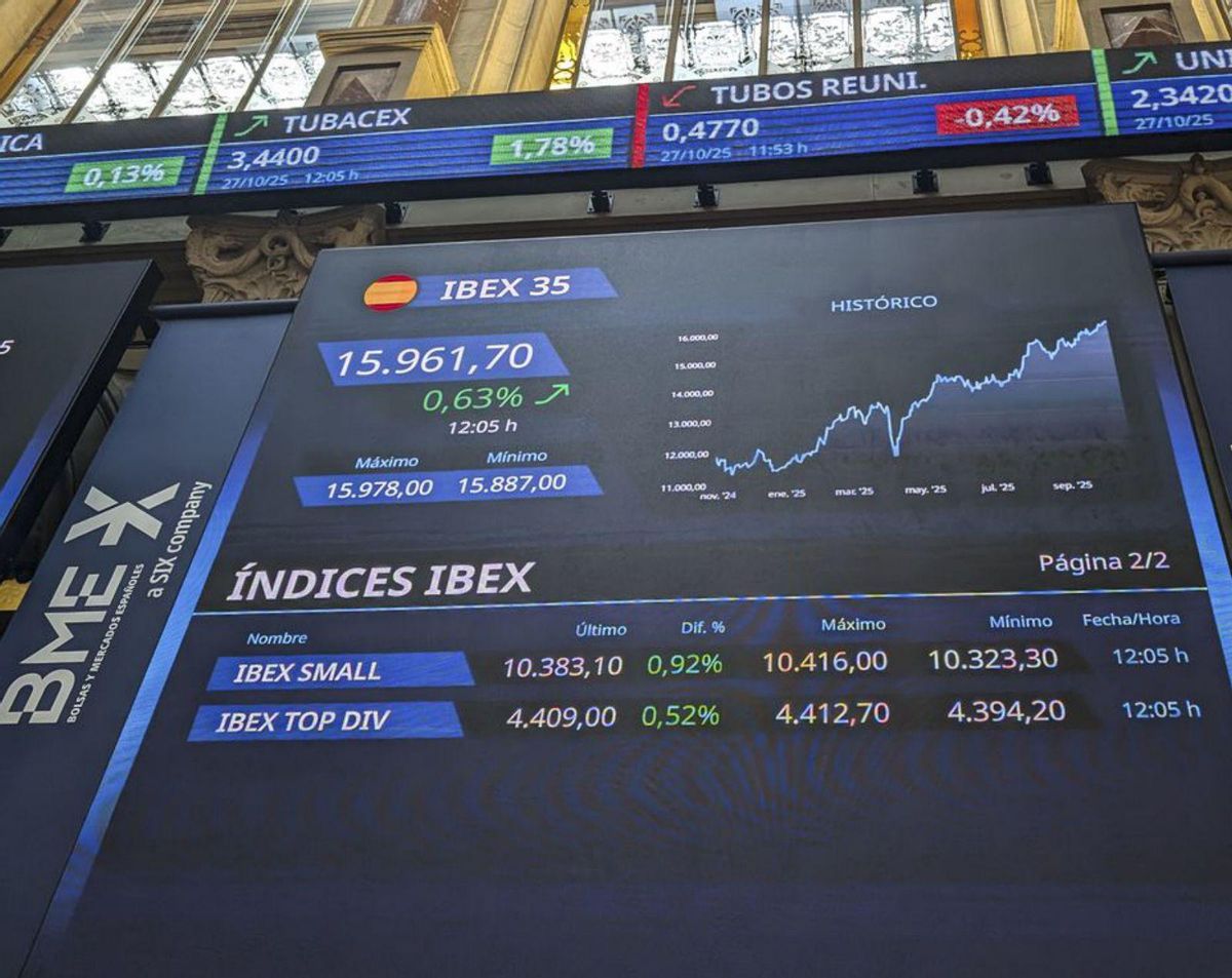 L’Ibex tanca en 16.000 punts i marca el seu màxim històric 18 anys després L’Ibex tanca en 16.000 punts i marca el seu màxim històric 18 anys després