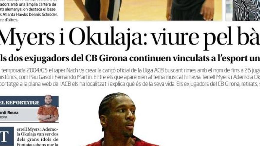 imatges amb nostàlgia Terrell Myers va jugar tres temporades senceres al CB Girona, les dues últimes de l&#039;etapa Casademont i la primera d&#039;Akasvayu.