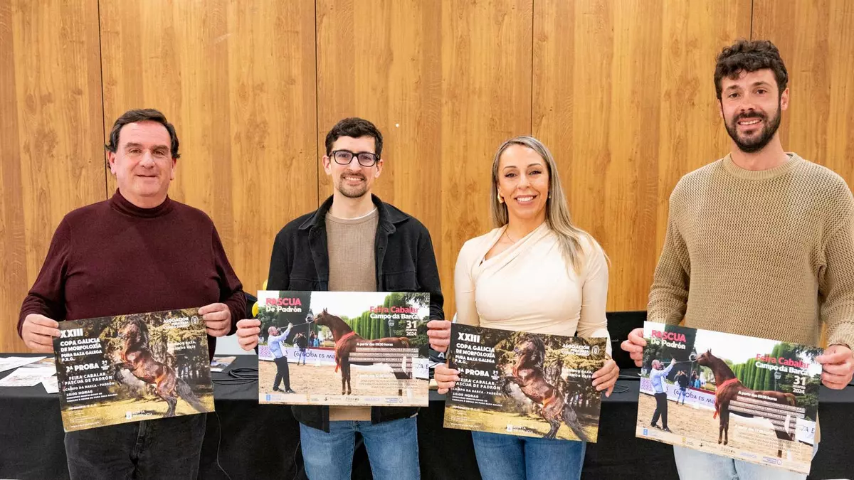 Casi 3.400 euros en premios para un foro que lleva tres siglos atrayendo equinos a la Pascua de Padrón