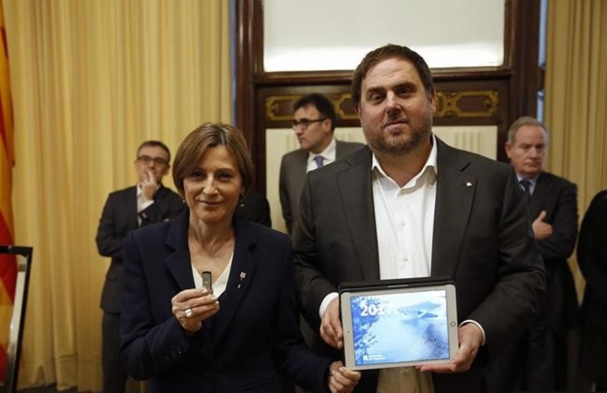 abertran36453008 barcelona 29 11 2016 oriol junqueras i carme forcadell  amb 161129132425