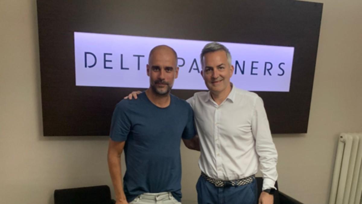 Pep Guardiola y Victor Font coincidieron en Delta Partners