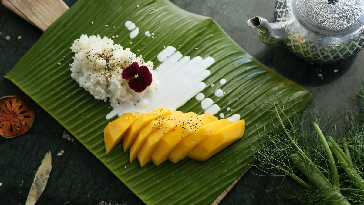 'Mango sticky rice', postre típico de Tailandia