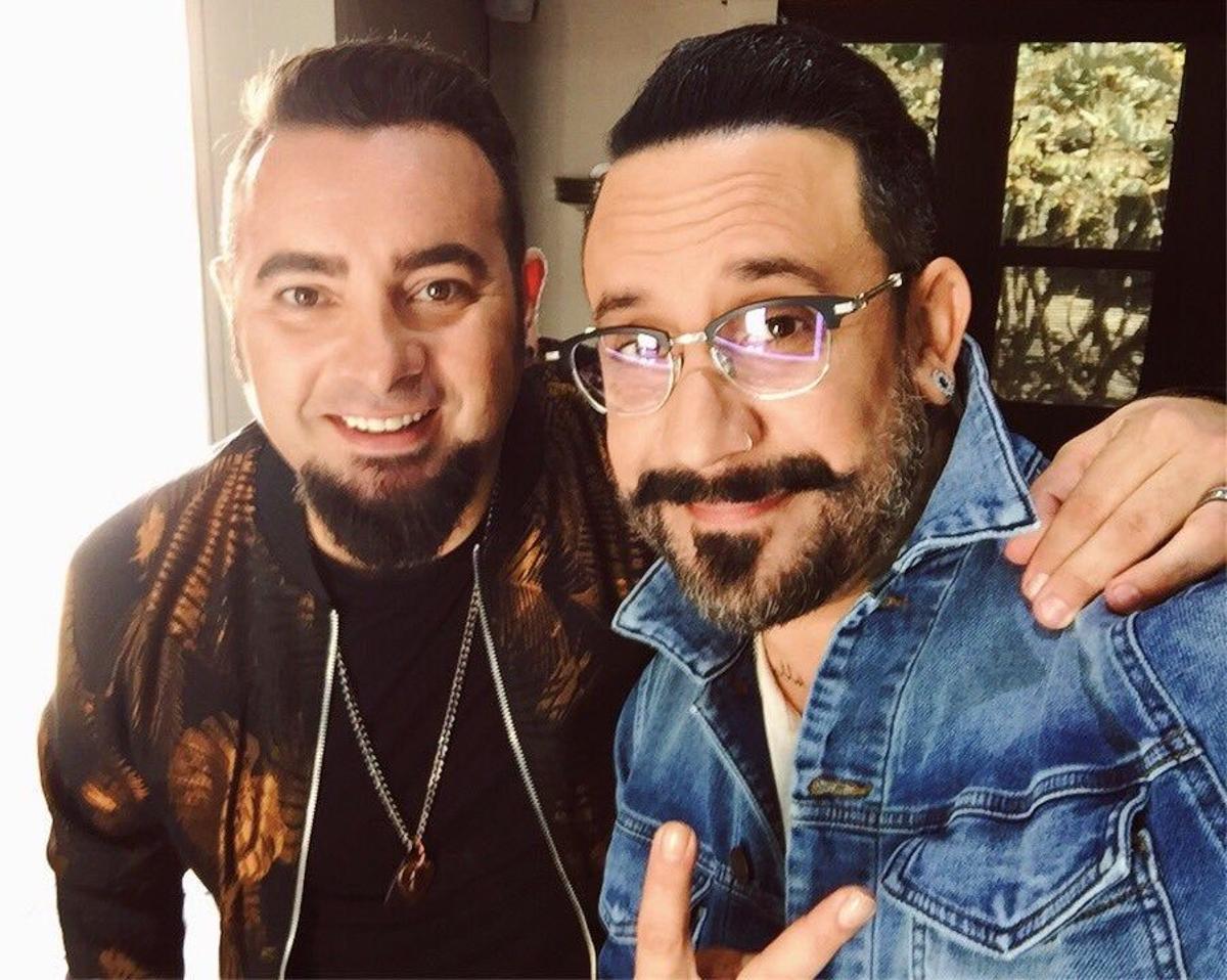 Chris Kirckpatrick de *NSYNC y AJ McLean de los BSB