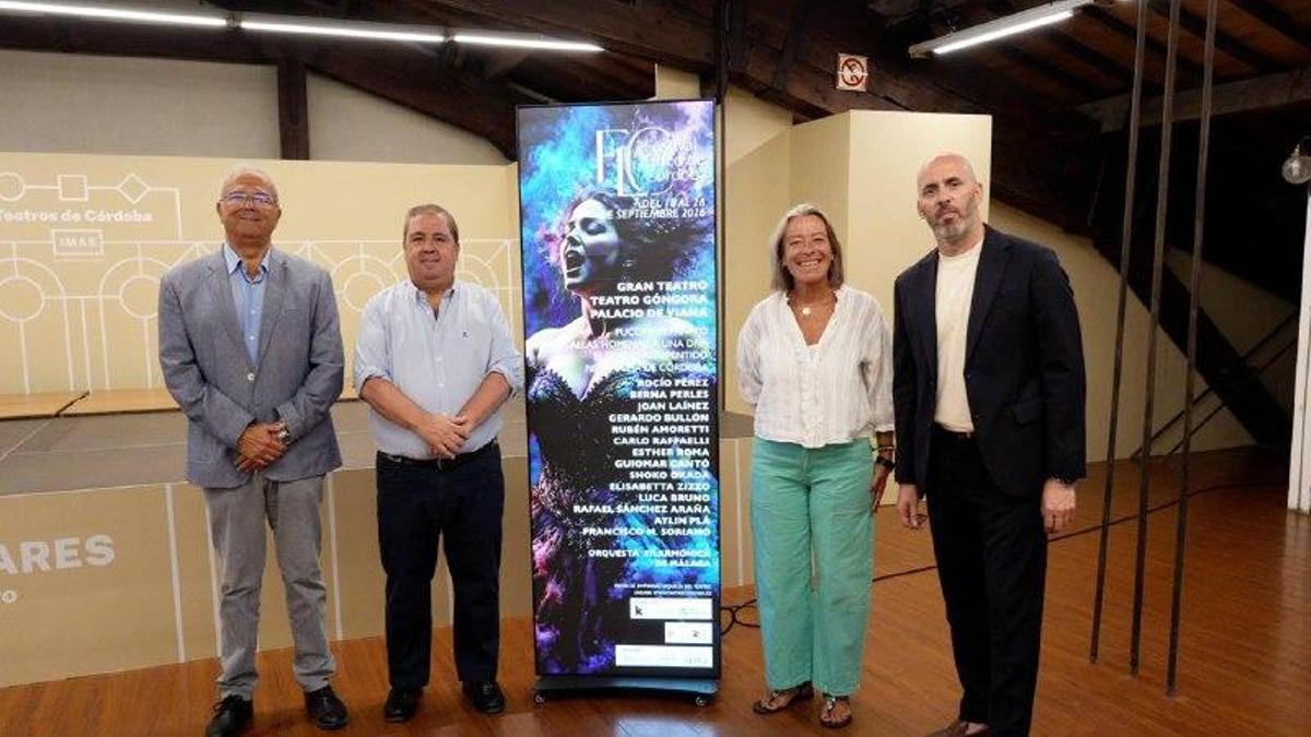 Presentación del primer Festival Lírico de Córdoba que tendrá lugar este mes de septiembre.