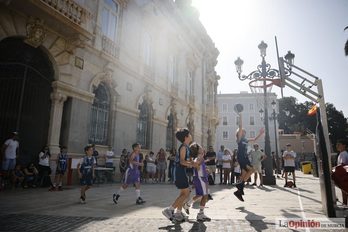 El Circuito 3x3 CaixaBank de baloncesto en Cartagena, en imágenes