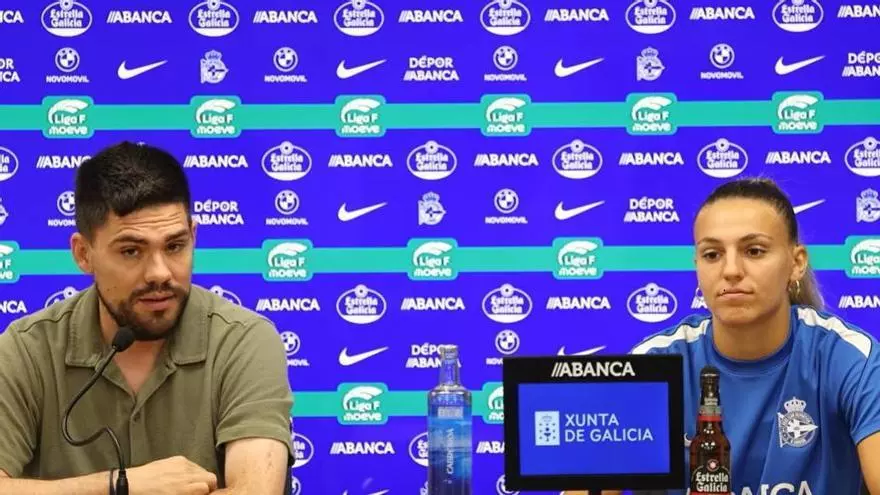 Marisa García, en su presentación con el Deportivo: "Este año tengo que dar el salto que se espera de mí"