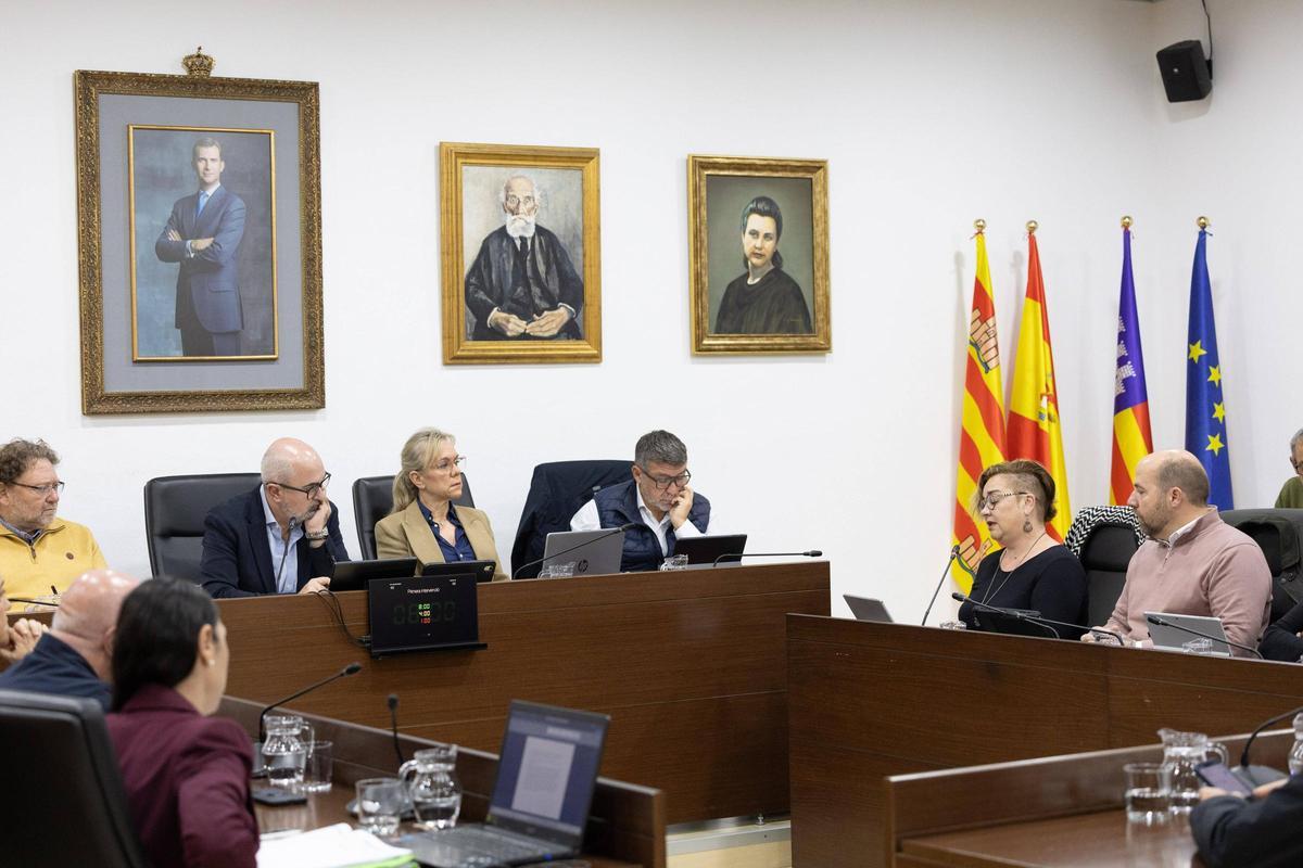 Las imágenes de pleno del Ayuntamiento de Sant Josep
