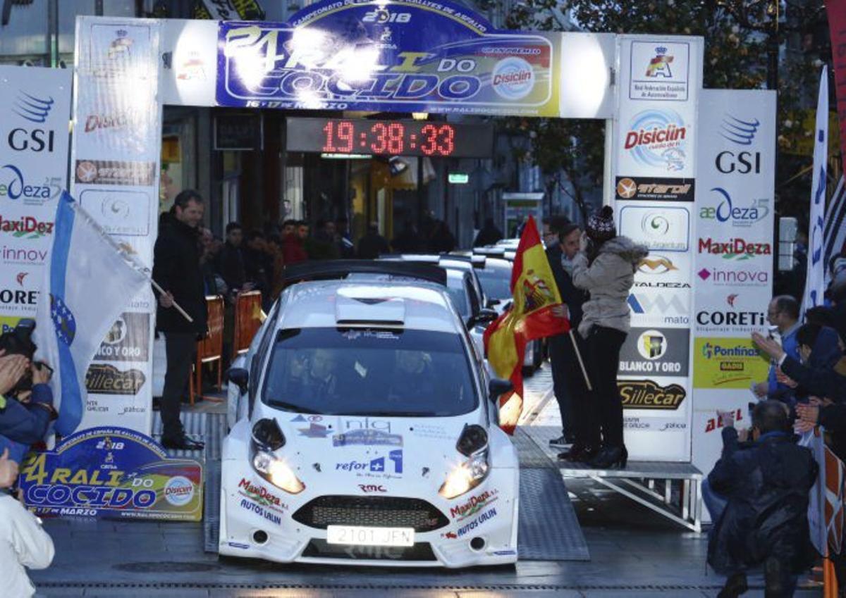 Salida en la edición 24 del Rali do Cocido. |