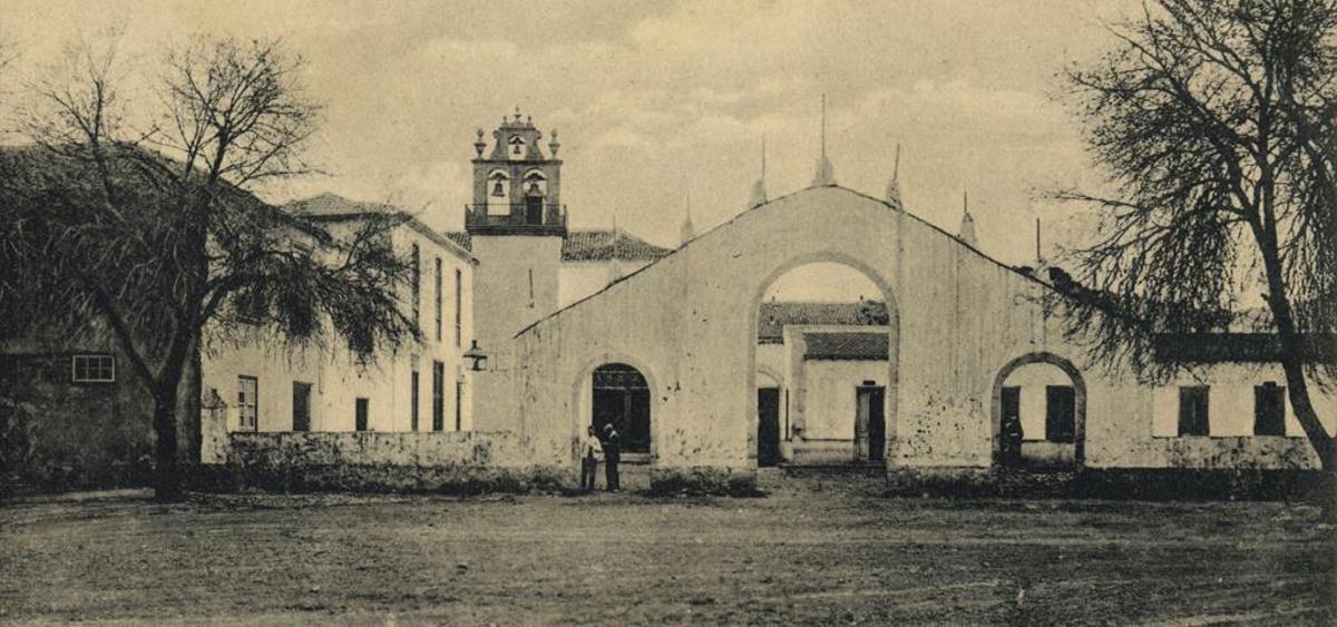 Imagen antigua del cuartel del Cristo de La Laguna.