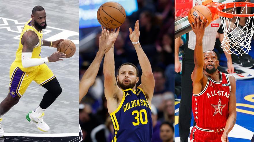LeBron, Curry y Durant encabezarán el equipo de Estados Unidos para los Juegos Olímpicos.