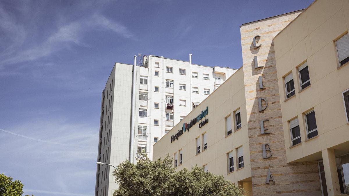 Fachada de Quirónsalud Clideba, mejor hospital privado de Extremadura según el Índice de Excelencia Hospitalaria