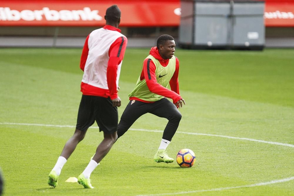 Entrenamiento del Sporting