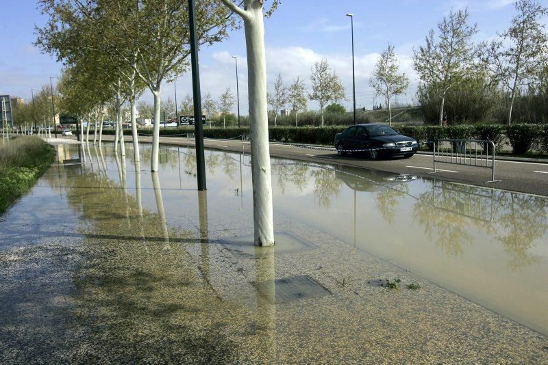 Crecida del Ebro en Zaragoza