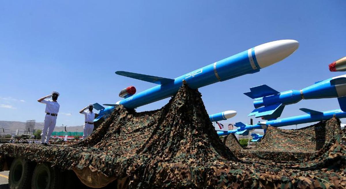 Misiles Sayyad yemeníes usados en el Mar Rojo