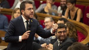 Aragonès, sobre la suspensió de Borràs: «El reglament és el que tenim»
