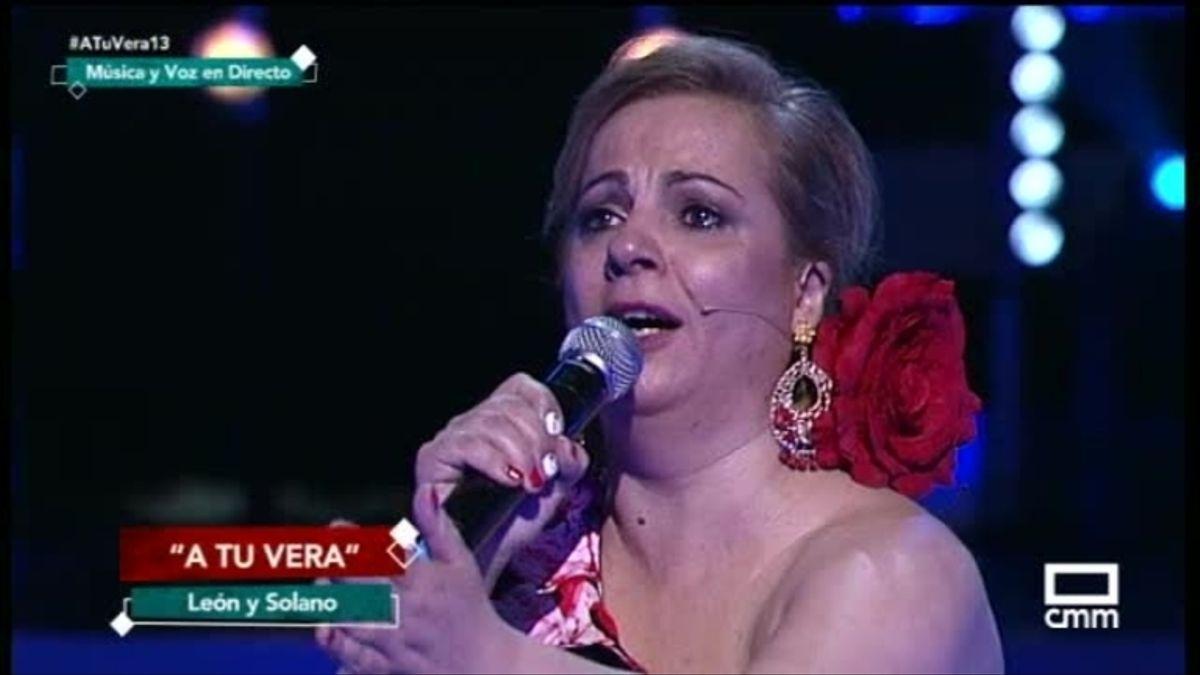 Sandrina en &#039;A tu vera&#039;..