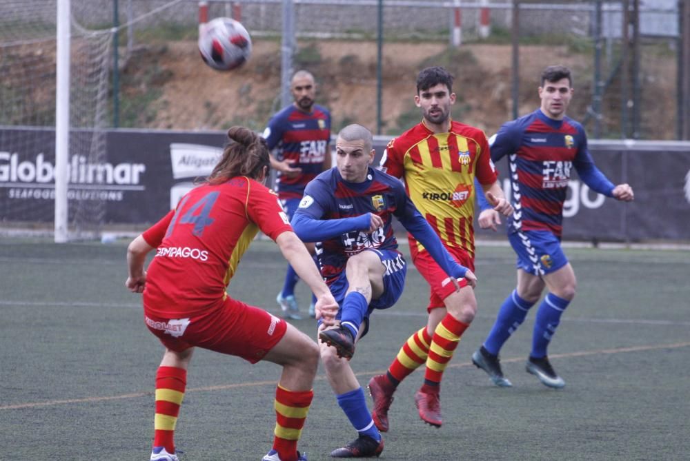 Les imatges del Llagostera - Vilafranca (4-1)