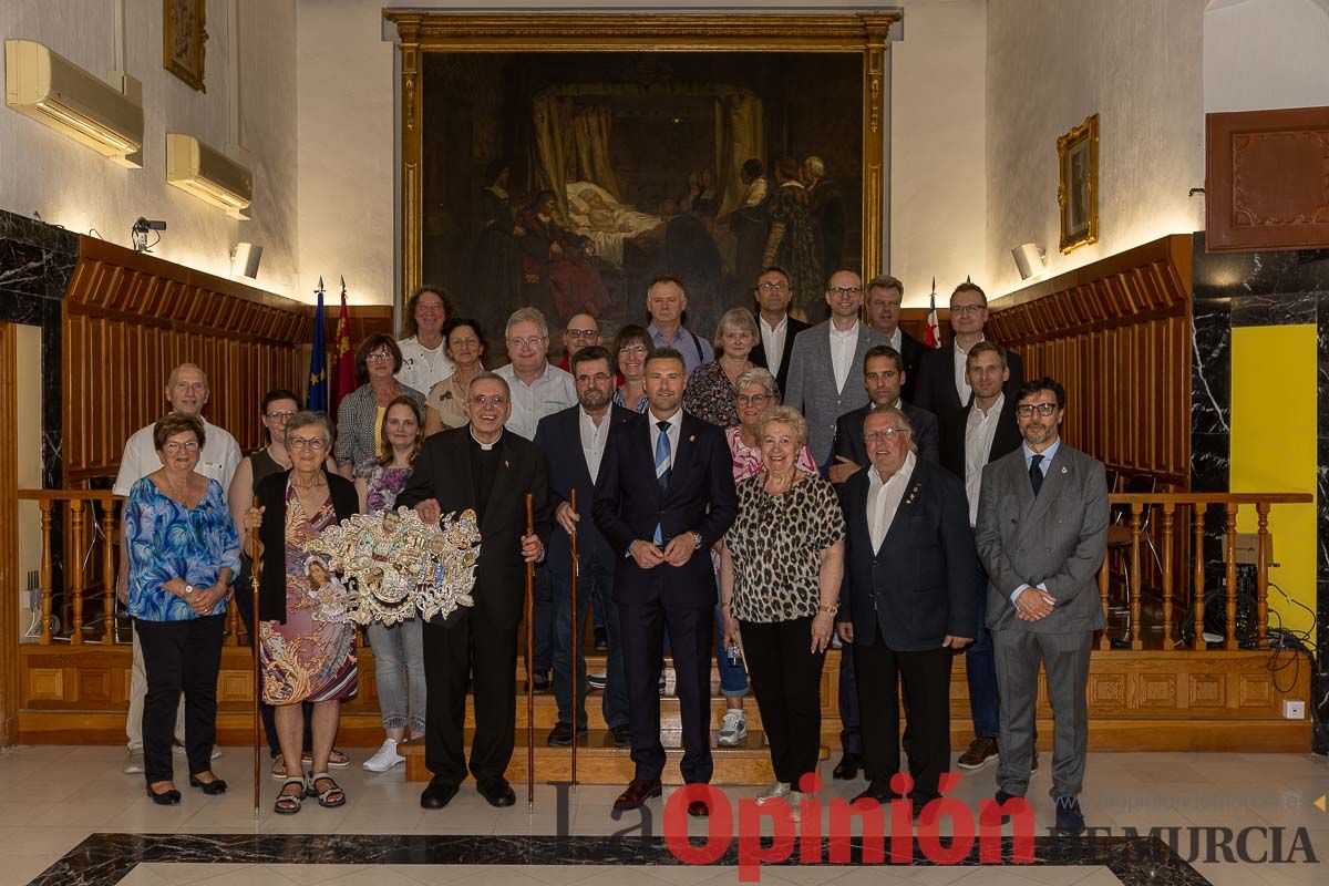 Recepción en Caravaca a la ciudad hermana de Obertshausen