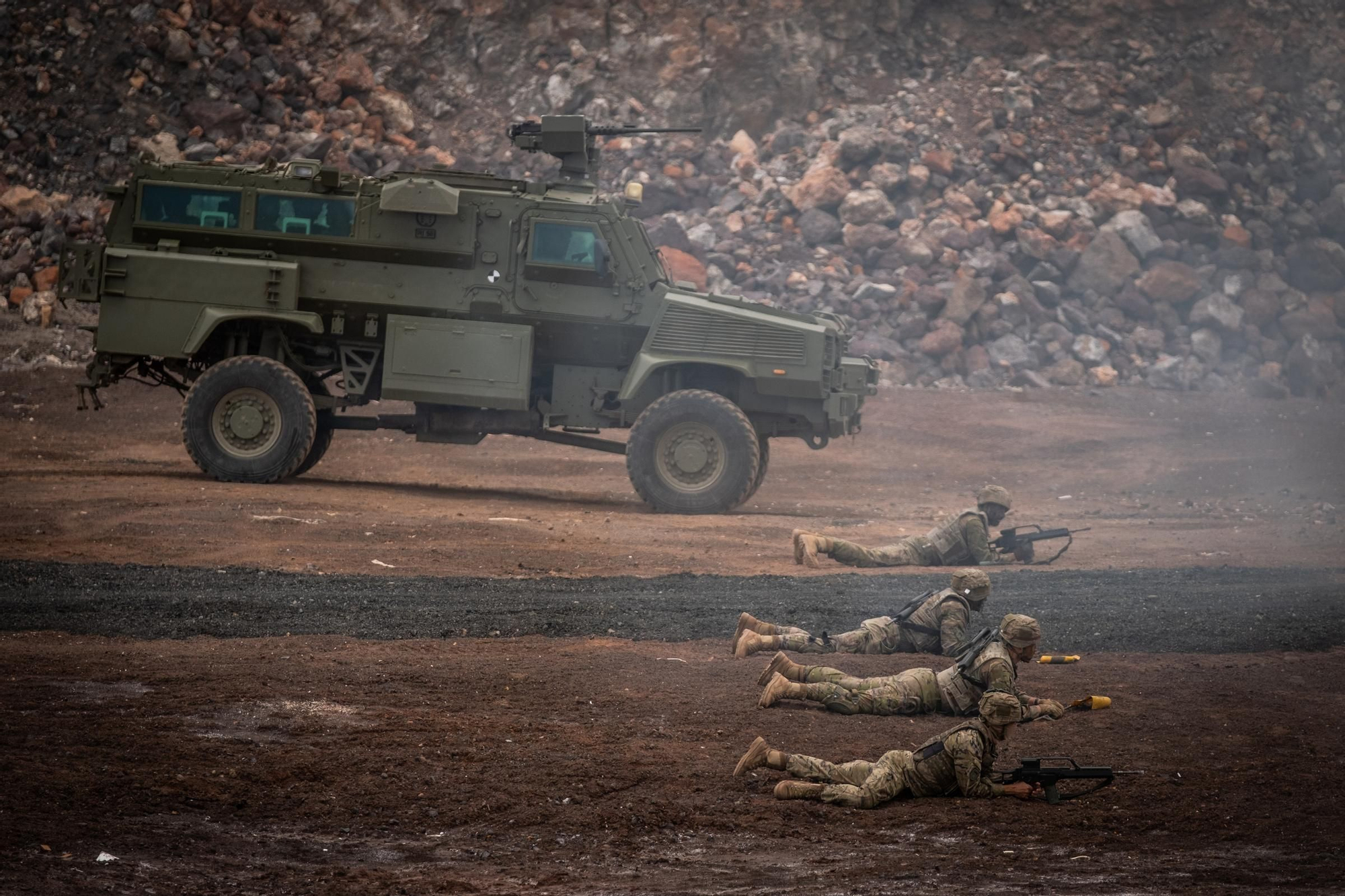 Maniobras militares en Canarias