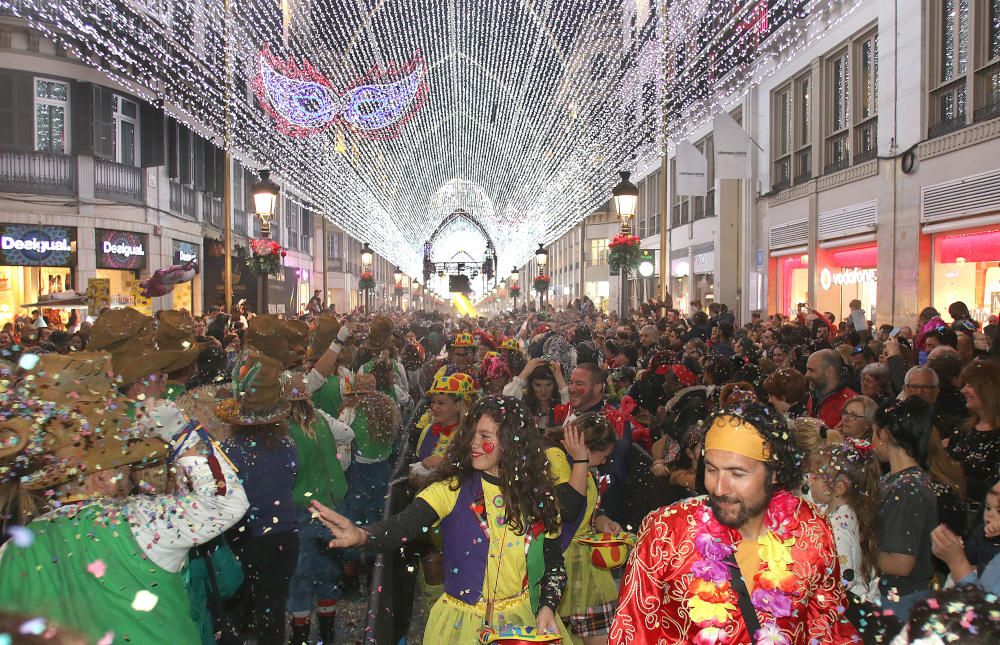 Sábado de carnaval en Málaga